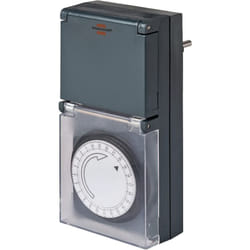 Brennenstuhl - Presa temporizzata meccanica mz 44 IP44 grigio [1506460]