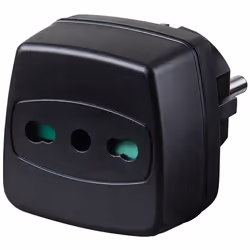 Brennenstuhl Travel Adapter, 250 V, 16 A, Nero