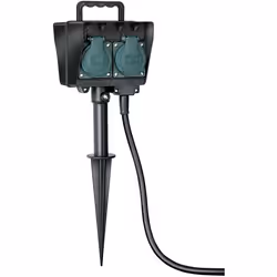 Brennenstuhl 1154440, 1,4 m, IP44, Nero, Verde, 4 presa(e) AC, 16 A, 230 V