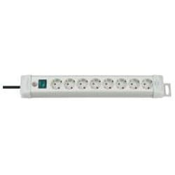 Brennenstuhl 1955580100 prolunghe e multiple 3 m 8 presa(e) AC Grigio