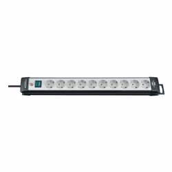 Brennenstuhl 1951500100 prolunghe e multiple 3 m 10 presa(e) AC Interno Nero, Verde chiaro - Vista aggiuntiva 7