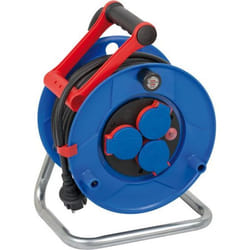 Brennenstuhl AT-N05V3V3-F 3G1.5 prolunghe e multiple 25 m 3 presa(e) AC Esterno Nero, Blu, Rosso