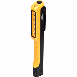 Brennenstuhl 1175990010, Torcia a mano, Nero, Giallo, Plastica, Pulsanti, IP20, LED