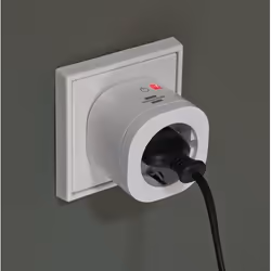 Brennenstuhl 1294850 presa intelligente 3000 W Casa Bianco - Vista aggiuntiva 4
