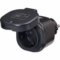 Brennenstuhl 1294860 presa intelligente 3000 W Casa Nero - Vista aggiuntiva 6