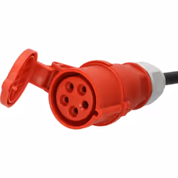 Brennenstuhl 1169390250 prolunghe e multiple 25 m Esterno Nero, Rosso