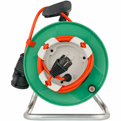 Brennenstuhl 1098550001 prolunghe e multiple 23 m 1 presa(e) AC Esterno Verde, Arancione - Vista aggiuntiva 2