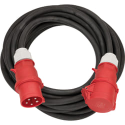 Brennenstuhl 1167320100 prolunghe e multiple 10 m Esterno Nero, Rosso