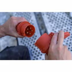 Brennenstuhl 1167320250 prolunghe e multiple 25 m Esterno Nero, Rosso - Vista aggiuntiva 2