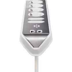 Brennenstuhl 1153590620 prolunghe e multiple 2 m 6 presa(e) AC Interno Argento, Bianco - Vista aggiuntiva 4