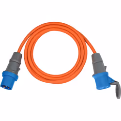 Brennenstuhl 1167650605, 5 m, Esterno, IP44, Arancione, 2 presa(e) AC, 230 V