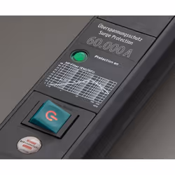 Brennenstuhl 1951160402 prolunghe e multiple 5 m 6 presa(e) AC Interno Nero - Vista aggiuntiva 4