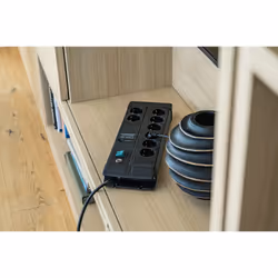 Brennenstuhl 1256000678 prolunghe e multiple 3 m 8 presa(e) AC Interno Nero - Vista aggiuntiva 4