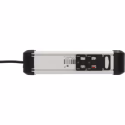 Brennenstuhl 1391030400 prolunghe e multiple 1,8 m 4 presa(e) AC Interno Nero, Argento - Vista aggiuntiva 4