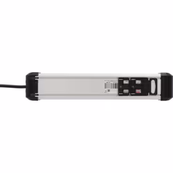 Brennenstuhl 1391030600 prolunghe e multiple 3 m 6 presa(e) AC Interno Nero, Argento - Vista aggiuntiva 4