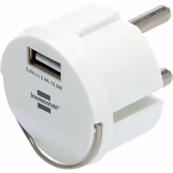 Brennenstuhl 1508110, USB, Bianco, IP44, 2,4 A, 5 V, 2,4 A