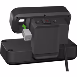 Brennenstuhl 1153580100 prolunghe e multiple 2 m 10 presa(e) AC Interno Nero, Argento - Vista aggiuntiva 4