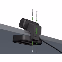 Brennenstuhl 1153580110 prolunghe e multiple 2 m 9 presa(e) AC Interno Nero, Argento - Vista aggiuntiva 5