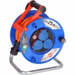 Brennenstuhl 1218740, Blu, Plastica, 3 presa(e) AC, Dritto, 25 m, IP44