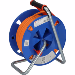 Brennenstuhl 1182690200 prolunghe e multiple 25 m 4 presa(e) AC Esterno Nero, Blu, Arancione - Vista aggiuntiva 2