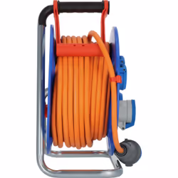 Brennenstuhl 1182690200 prolunghe e multiple 25 m 4 presa(e) AC Esterno Nero, Blu, Arancione - Vista aggiuntiva 3