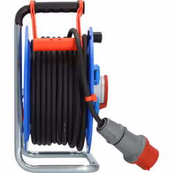 Brennenstuhl 1182720010 prolunghe e multiple 30 m 3 presa(e) AC Esterno Nero, Blu, Grigio, Rosso