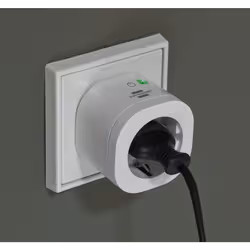 Brennenstuhl presa intelligente 3680 W Casa Bianco, Grigio - Vista aggiuntiva 4