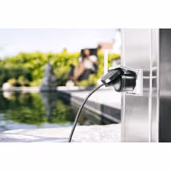 Brennenstuhl 1294860100 presa intelligente 3680 W Casa Nero, Grigio - Vista aggiuntiva 4