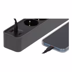 Brennenstuhl 1153240216 prolunghe e multiple 1,5 m 4 presa(e) AC Interno Antracite, Nero - Vista aggiuntiva 6
