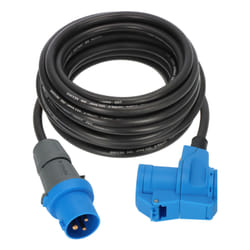 Brennenstuhl 1168650510 prolunghe e multiple 10 m 2 presa(e) AC Esterno Nero, Blu
