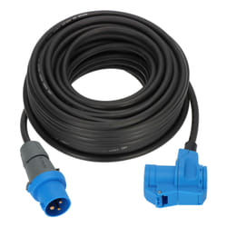 Brennenstuhl 1168650525 prolunghe e multiple 25 m 1 presa(e) AC Esterno Nero