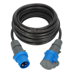 Brennenstuhl 1168650610 prolunghe e multiple 10 m 1 presa(e) AC Esterno Nero, Blu