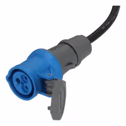 Brennenstuhl 1168650610 prolunghe e multiple 10 m 1 presa(e) AC Esterno Nero, Blu - Vista aggiuntiva 3
