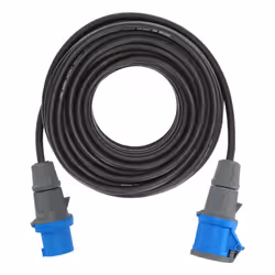 Brennenstuhl 1168650625 prolunghe e multiple 25 m 1 presa(e) AC Esterno Nero, Blu - Vista aggiuntiva 2