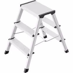 Dettagli tecnici Altezza operativa max 235 cm Capacità di carico (max.) 150 kg Caratteristiche scale Pieghevole Colore Argent ...