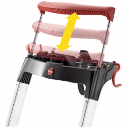 Hailo Topline L100 Scaletta con gradini Alluminio - Vista aggiuntiva 4