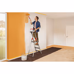 Hailo 8050-807 scala Scala pieghevole Alluminio, Nero - Vista aggiuntiva 8