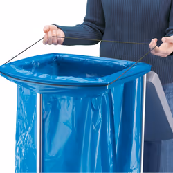 Hailo ProfiLine MSS XXXL Portasacchetto dell'immondizia autoportante Interno Alluminio, Metallo, Plastica Grigio - Vista aggiuntiva 4