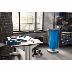 Hailo ProfiLine MSS XXXL Portasacchetto dell'immondizia autoportante Interno Alluminio, Metallo, Plastica Grigio - Vista aggiuntiva 5