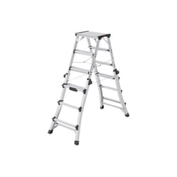 Scaletta doppia 4 a 6 gradini - Altezza massima di lavoro 2.87m - 8655-107