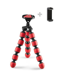 Cullmann Alpha 350 treppiede Action camera 3 gamba/gambe Nero, Rosso