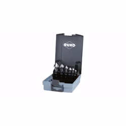 RUKO 102152ERO, Punta per sbavatura, Rotazione manuale destra, Ghisa, In lega Cobalto-Accaio Rapido, 6 pz, 500 g