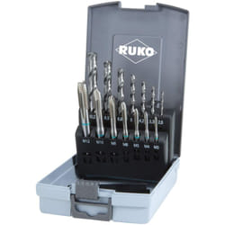 Ruko - 245048RO - Set di maschi hss, din 371/376, 14 pezzi