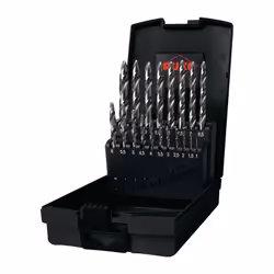 HSS DIN 338 Tipo N Punta FLOWSTEP® Angolo di punta 118° Taglio a destra Gambo a 3 lati (fino a Ø 3,5 mm con gambo cilindrico) ...