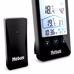 Mebus 11908 stazione meteorologica digitale Nero Batteria - Vista aggiuntiva 4