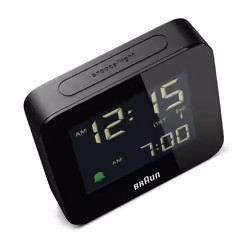 Braun BC09-DCF Sveglia digitale Nero - Vista aggiuntiva 5