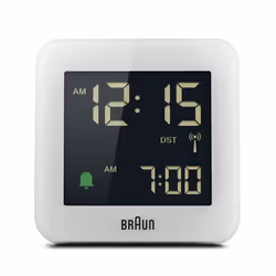 Braun BC09-DCF Sveglia digitale Bianco - Vista aggiuntiva 4