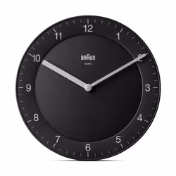 Braun BC 06 B Quarzwanduhr analog schwarz Orologio al quarzo Cerchio Nero - Vista aggiuntiva 2