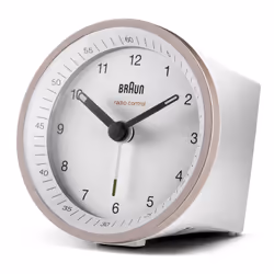 Braun BC07 Sveglia al quarzo Rosa, Bianco - Vista aggiuntiva 4