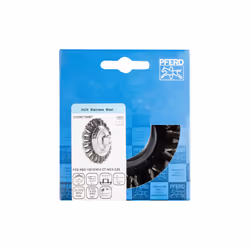 PFERD POS KBG 10013/M14 CT INOX 0,50 Ruota a raggi di filo di acciaio 10 cm - Vista aggiuntiva 2